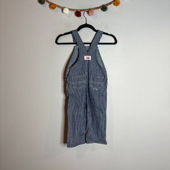 Round House striped toddler bib overalls - Picture 3 of 4